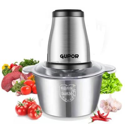 China 2021automatic High Efficiency Household Mini Vegetable Chopper Machine Mincer Electric Chopper For Food Processor for sale