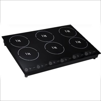 China Fashionable Cheap Price Factory Quality Electric Kitchen Appliances Slim 6 Burner Cooktop Induction Cooker for sale