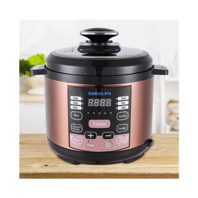 China Household Stainless Steel Intelligent Electric Automatic Pressure Cooker with 2 Inner Tanks and Multifunctional Pressure Cooker for sale