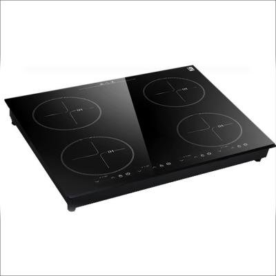 China Fashionable Low Price 4 Burner Induction Stove For Hotel Ceramic Glass For Induction Cooker for sale