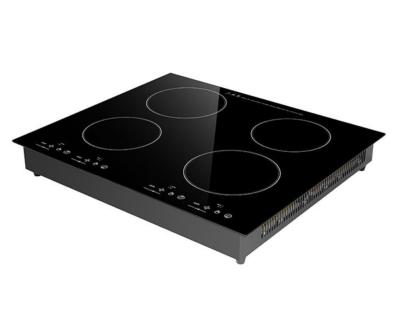 China Chinese Supplier Fashionable Bolished Ceramic Cooktop 4 Burners Touch Screen Stove Electric Cooker Dish 4 for sale