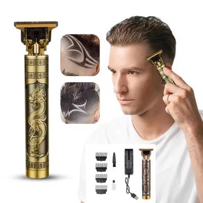 China Car T Shape T9 Hair Cut Machine Beard Trimmer Cordless Barber Clippers Professional Cordless Hair Trimmer for Men for sale