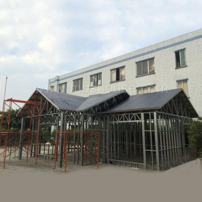 China Newest 2 Storey Modern Design Villa Apartment Modular Lightweight Steel Homes for sale