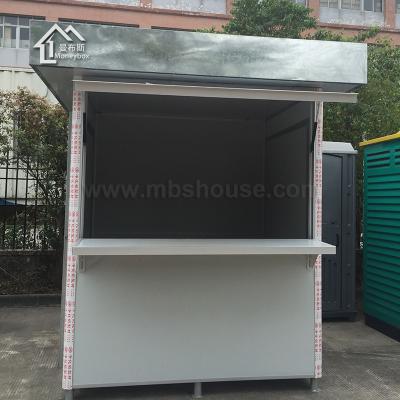 China Portable Booths New Popular Mobile Guard House Design Sentry Sandwich Panel Ticket Booth for sale