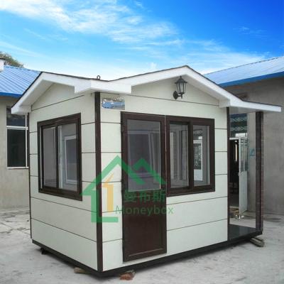 China Easy Install / FLB Building / Movable Supply Customized Prefab Guard House, Villa, Sentry Box, House, Hotel, Store, Factory / Durable Sandwich Panel Office for sale