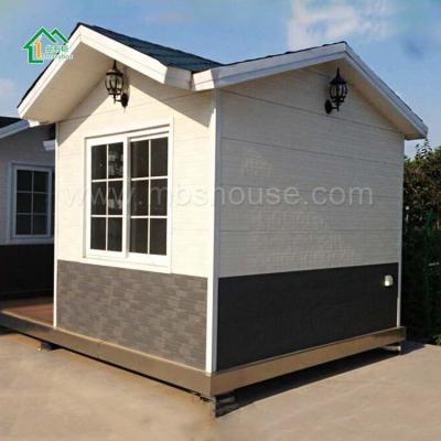 China Stylish Steel Frame Fashion Movable Prefab Booth Light Steel Car Park Kiosk Room for sale