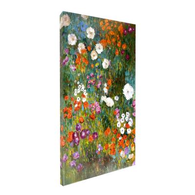 China Hand Made Printing+oil Painting High Resolution Oil Painting Print On Canvas-Spring Wrapped Flowers for sale