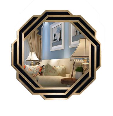 China Mordern MOK Home Hotel Bathroom Living Room MDF Decorative Framed Mirror for sale