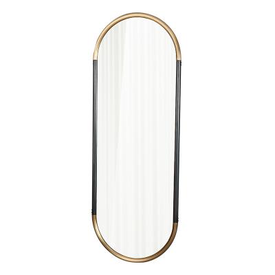 China Direct Selling Modern Stylish Wall Mounted Metal Factory Full Mirror Long Tall Dressing Mirror For Bedroom for sale