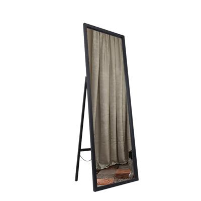 China Samll Quantity Acceptable MOK Free Floor Stand Full Length Standing Mirror for sale