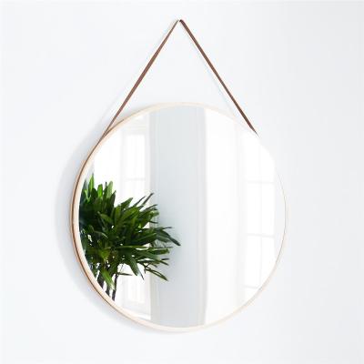 China Samll Quantity MOK Decorative Hanging Stainless Steel Round Frame OEM Acceptable Mirror For Home Decoration for sale