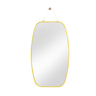 China China Samll Quantity MOK 304 Metal Stainless Steel Decorative Wall Hanging Mirror Acceptable for sale