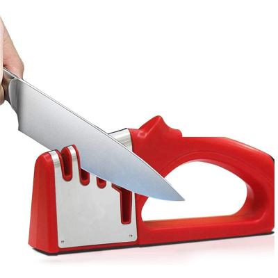 China Sustainable Kitchen Tools 4-in-1 Knife and Scissor Sharpener for sale