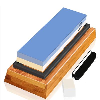 China Sustainable 2 IN 1 Grit 1000/6000 Double Side Knife Sharpening Stone For Most Cutting Tools for sale