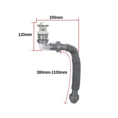 China CUPC Basin Sink Drain Bowl Fittings Simple Single Wash Basin Drainer Modern New Certification Bathroom for sale