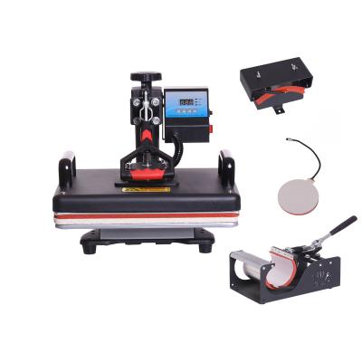 China Garment Shops Low Price Large Portable 4 In 1 Combo Heat Press Machines Transfer Sublimation for sale