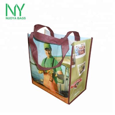 China Reclycled Custom Printed Non Woven Laminated Sack Shopping Bag for sale