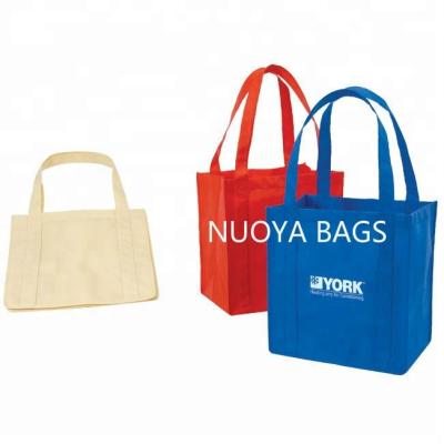 China Custom Nonwoven Factory Color Handbag Shopping Bag Nonwoven Promotional Nonwoven Bag for sale