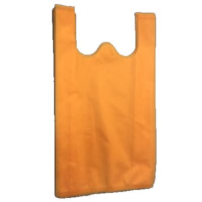 China Wholesale Promotional Biodegradable Waterproof Recycled Carry Non Woven T Shirt Vest Shopping Bag for sale