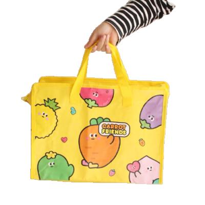 China Wholesale Custom Handled Printed To Recycle Reusable Grocery PP Laminated Non Woven Tote Shopping Bags for sale