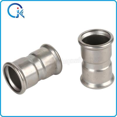 China Stainless Steel Equal Press Fittings Coupling Stainless Steel for sale