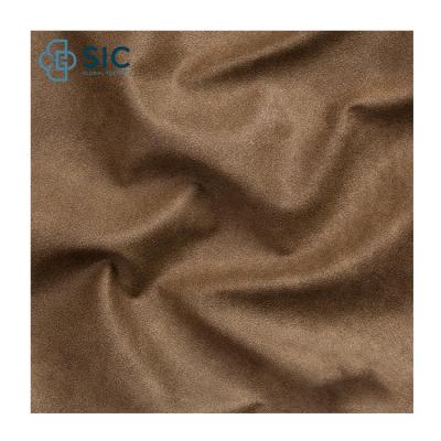 China Anti-Static High Quality Standard Width Sofa Fabric Upholstery Artificial Leather Flannel for sale