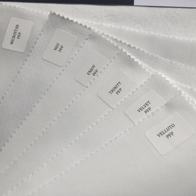 China / Newest High Quality Waterproof Stock Polyester White Microfiber Velvet PFP Fabric for sale