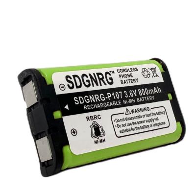 China Video Game Player SDGNRG NIMH Battery Cordless Phone Rechargeable Battery P107 3.6v 800mAh for sale