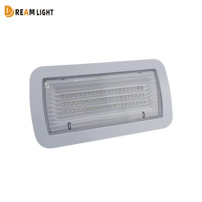 China Emergency Bulkhead Lamp IP65 Recessed Waterproof Bulkhead Lamp Emergency Wall Mounted Emergency Light for sale