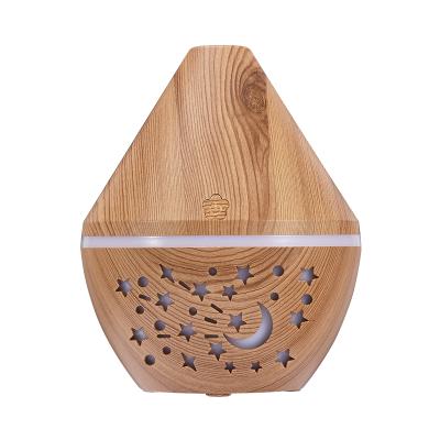 China Car Christmas Gift Hallow Wood Grain Diffuser , 7 Color Led for sale