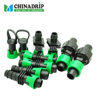 China For Drip Tape Connection Chinadrip Irrigation Agriculture 16mm Drip Irrigation Tape Accessories Fitting Connector for sale