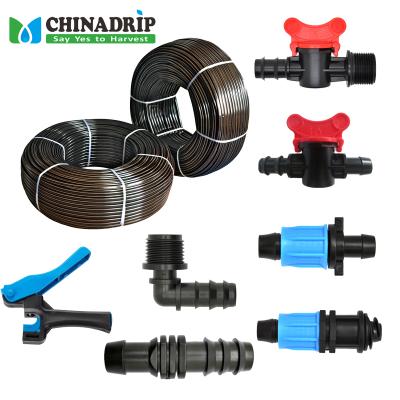 China Drip Irrigation Agriculture Drip Tape Irrigation Drip Pipe Fittings Pipe with Pressure Compensating Flow Device Inside for Farm Irrigation System for sale