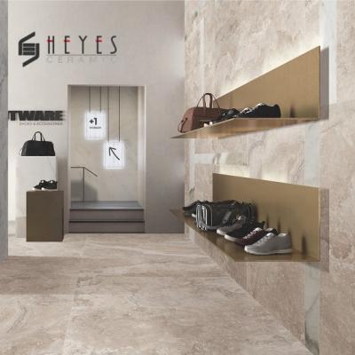 China Glazed Metallic Tiles Commercial Space Polished Large Size Large Marble Porcelain Tile for sale