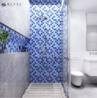 China High Quality Metallic China Factory Glazed Ceramic Mosaic Pool Tile Bathroom Wall for sale