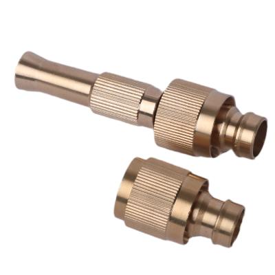 China Variable Flow Control New Design Dust Sprayer Adjustable Twist Hose Nozzle Brass With High Quality for sale