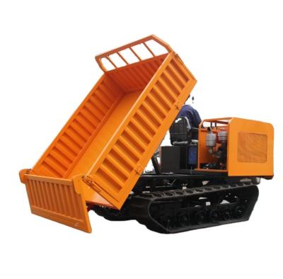 China Mini Track Mover Dumper Truck Price Machinery Repair Shops Mini Dumper Diesel Rubber Track Truck Track Mover for sale