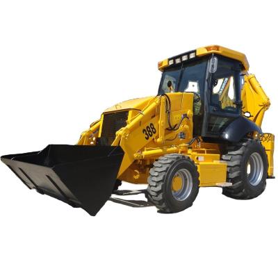 China Multifunctional Building/Farm Backhoe Loader Wheel Loader with MTS388 Excavator for sale