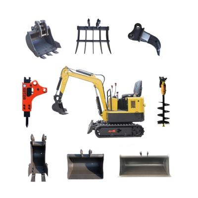 China Small Digger Excavator Machine Chinese Mini Building/Farm Excavator 1 Ton Excavator Mini Farm Machinery for sale