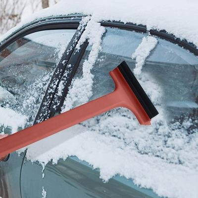 China Adjustable Telescopic Snow Scraper Car Windshield Wiper Tool Snow Plow Shovel Car Cleaning Viable Window Cleaner for sale