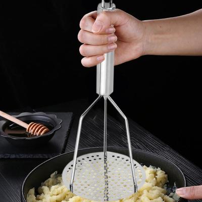 China Potato Viable Crusher Stainless Steel Vegetable Crusher Crush Vegetable Fruit Press Maker Kitchen Tool Instrument Kitchen Accessories 1pc for sale