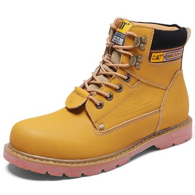 China 2021 Fashion Trend and Breathable Couple Comfortable Anti Slip Cushioning Boots Fashion Men and Women's Martin Boots for sale