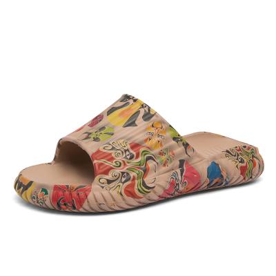 China Fashion Trend Wholesale Men Plus Size Slippers Facebook Flip Flops Chinese Style for sale