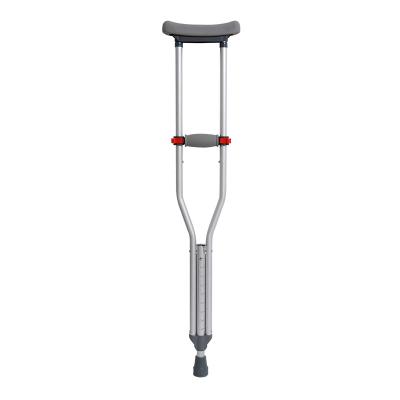 China Lightweight Elderly Care Products Aluminum Adjustable Axillary Crutches With Soft Crutch Pads for sale