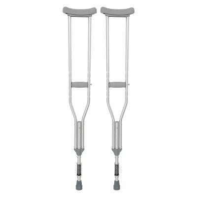 China Hot Comfy Commodity Main 20 Aluminum Alloy Adjustable Axillary Crutches Mitigating Axillary Crutch for sale