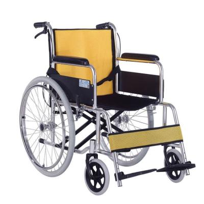 China 2000CJ Folding Manual Wheelchair FST2000CJ Lightweight Aluminum Fixed Footrest Wheelchair Armrest Wheelchair for sale