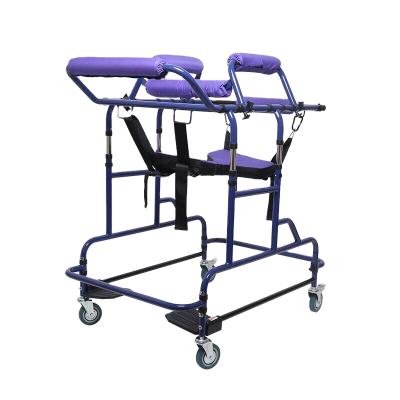 China High Quality Comfortable Carbon Steel Cerebral Palsy Walker For Rehabilitation Training for sale