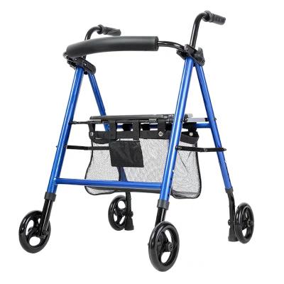 China YC9105 portable multifunctional aluminum rollator walker shopping cart for sale