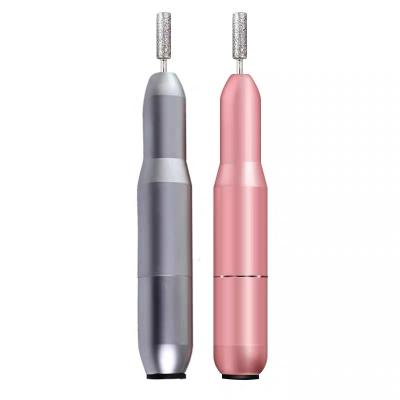 China Professional Electric Nail Manicure Drill Nail Bit Portable Nail Beauty Art Drill USB Nail Drill Machine Price for sale