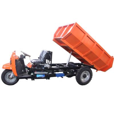 China Energy saving multi purpose hydraulic system 2 ton mini diesel tricycle dumper for sale in Peru lifting load tricycle diesel motorcycle for sale