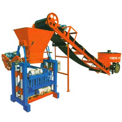 China Australia Building 2022 QMJ4-35C Construction Brick Making Machine Semi-automatic Interlock Mud Brick Machine for sale